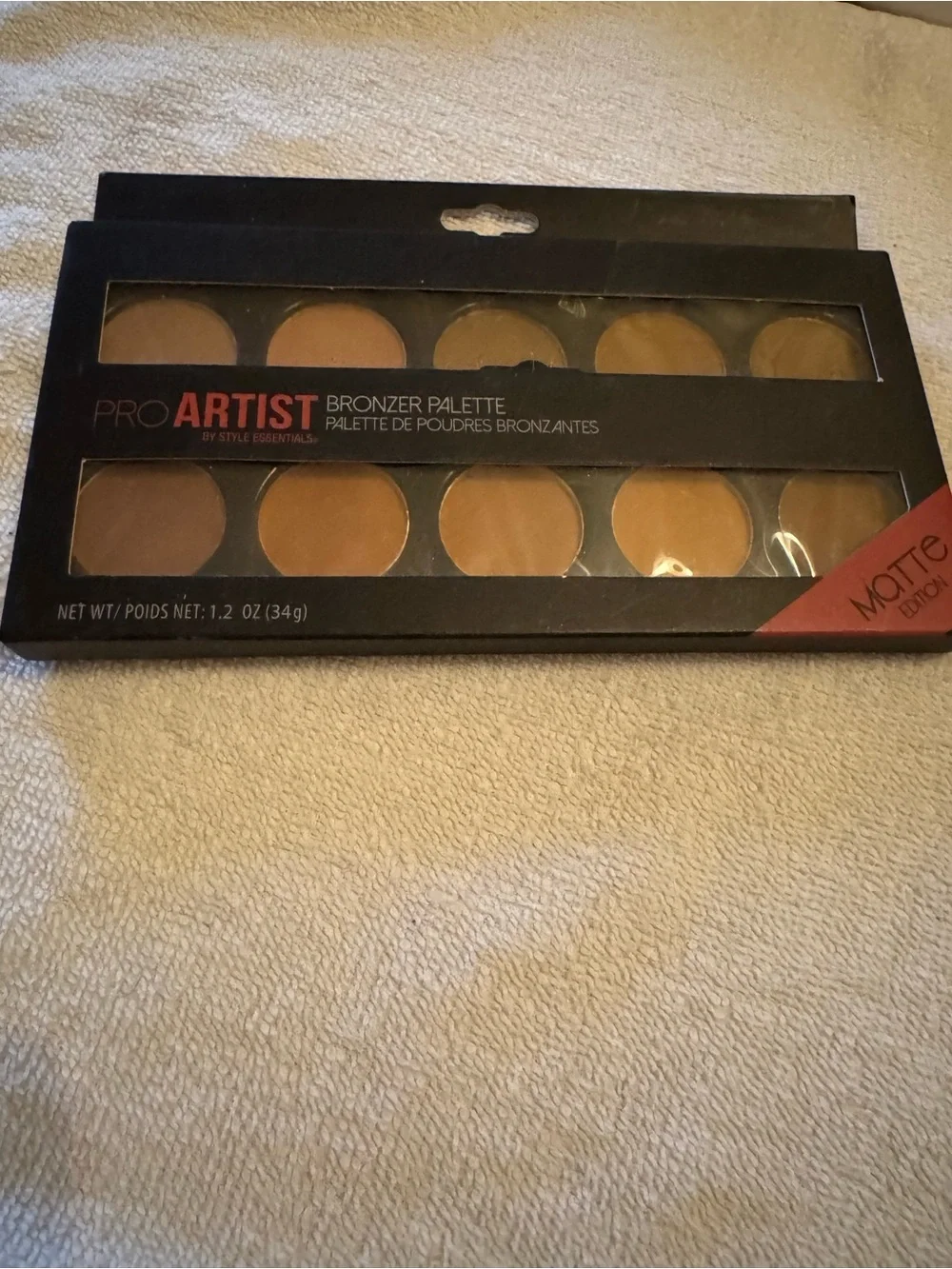 Matte Bronzer Palette - Warm Brown Shades